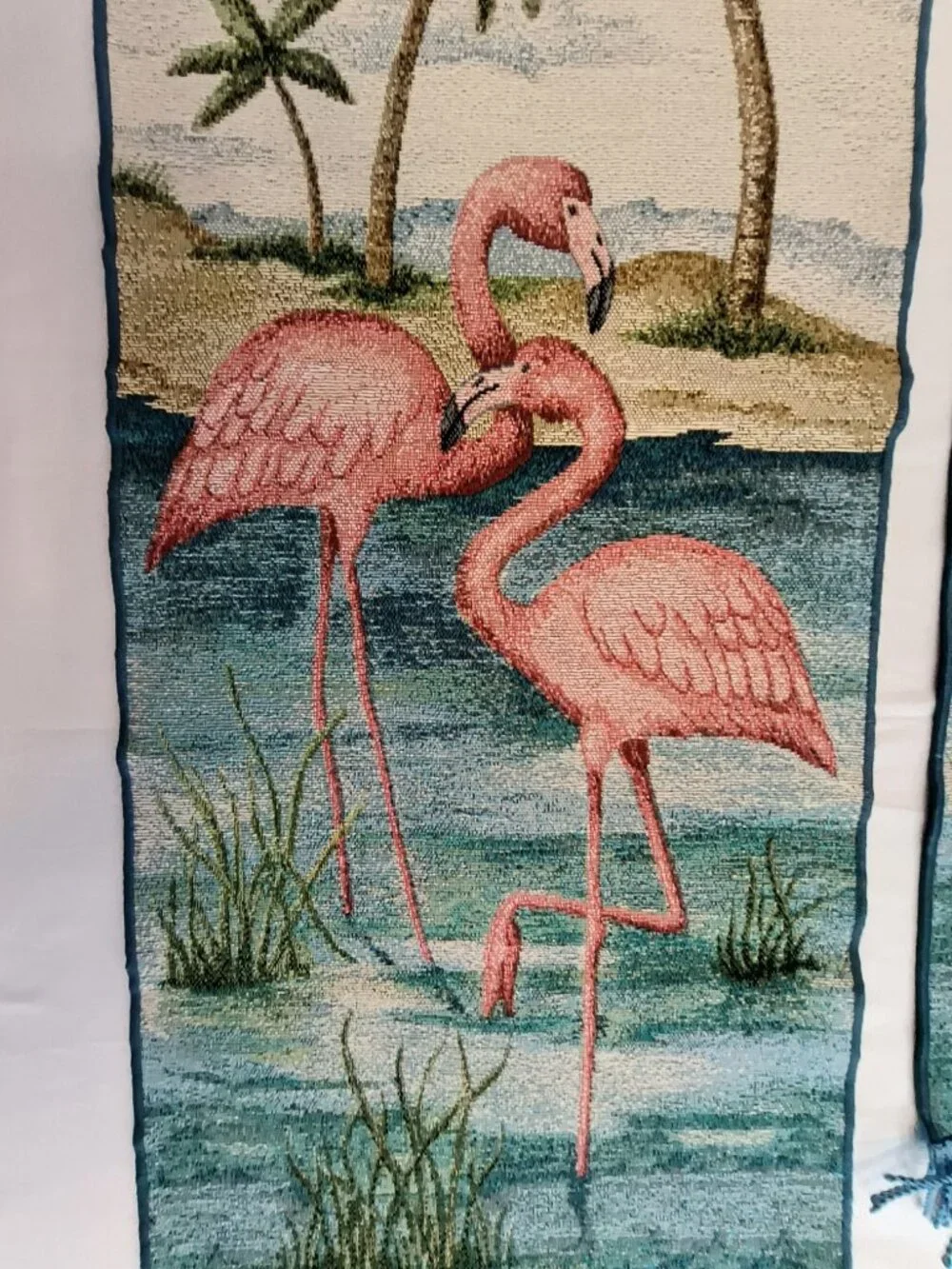 2-piece flamingo-design wall tapestry set 35